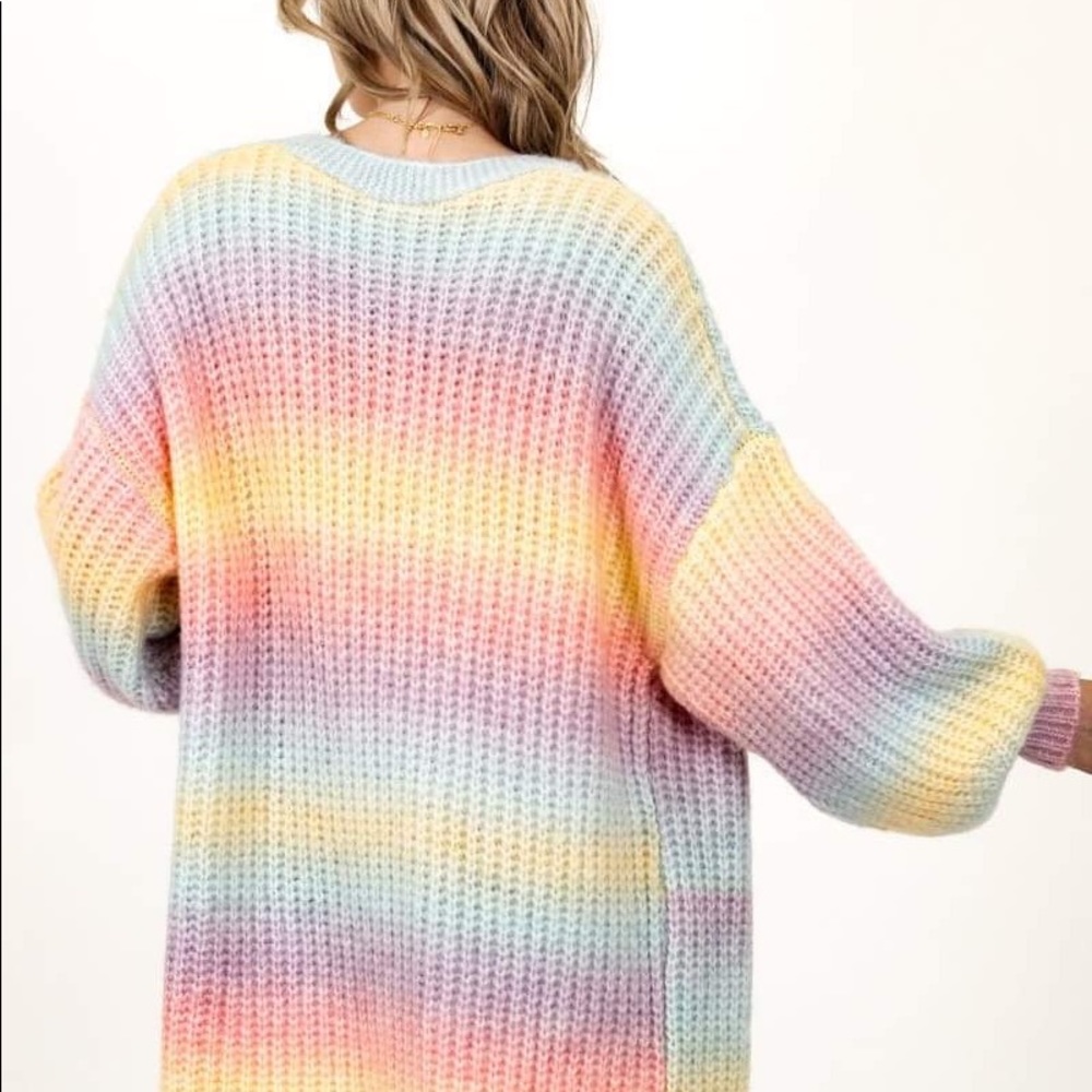 Sunday Funday Striped Cardigan - Picture 4 of 4
